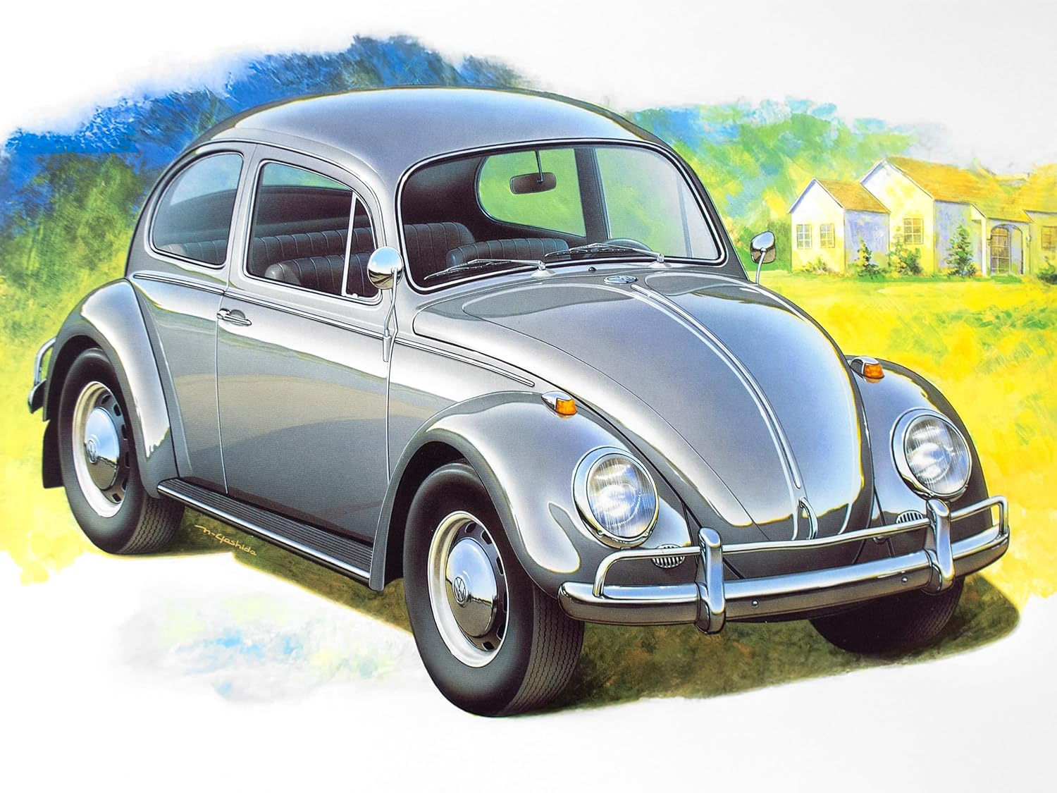 Tamiya 1:24 Scale Volkswagen 1300 Beetle Model Kit image number 5
