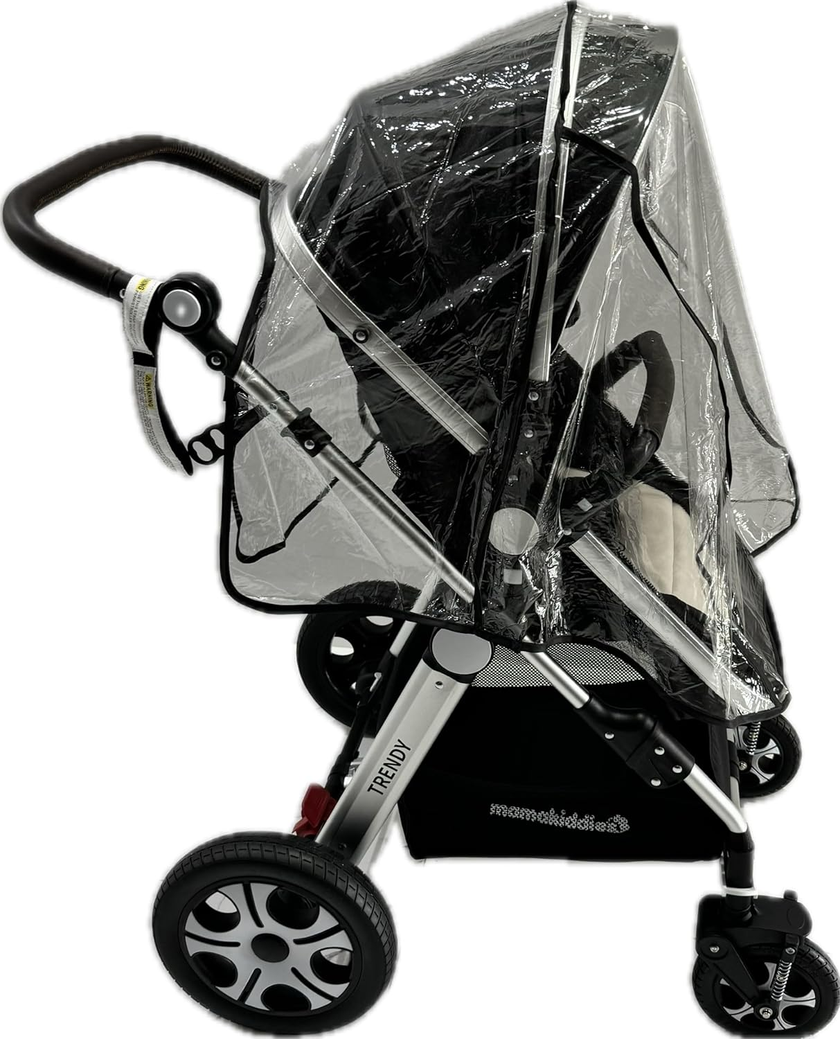 Mama KIDDIES Trendy Convertible 2In1 Aluminium Alloy Pram Stroller Bassinet Rain Cover, Foot Cover, Cup Holder, Inner Cushion, Mosquito Net Included image number 2