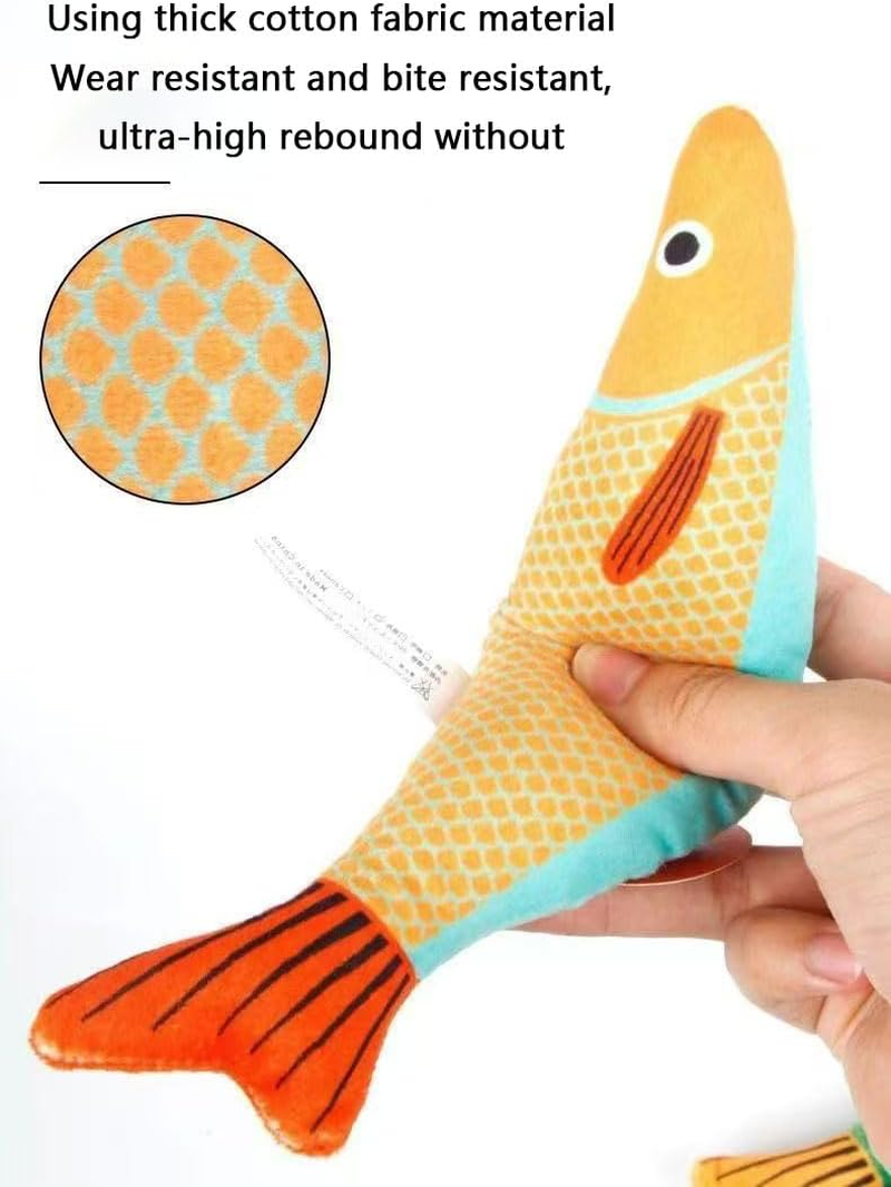 Cat Toys Saury Fish, 3 Pack, Catnip Crinkle Sound, Soft and Durable, Interactive Kitten Kicker for Indoor Kitty Exercise 9.4 Inches for All Breeds image number 5