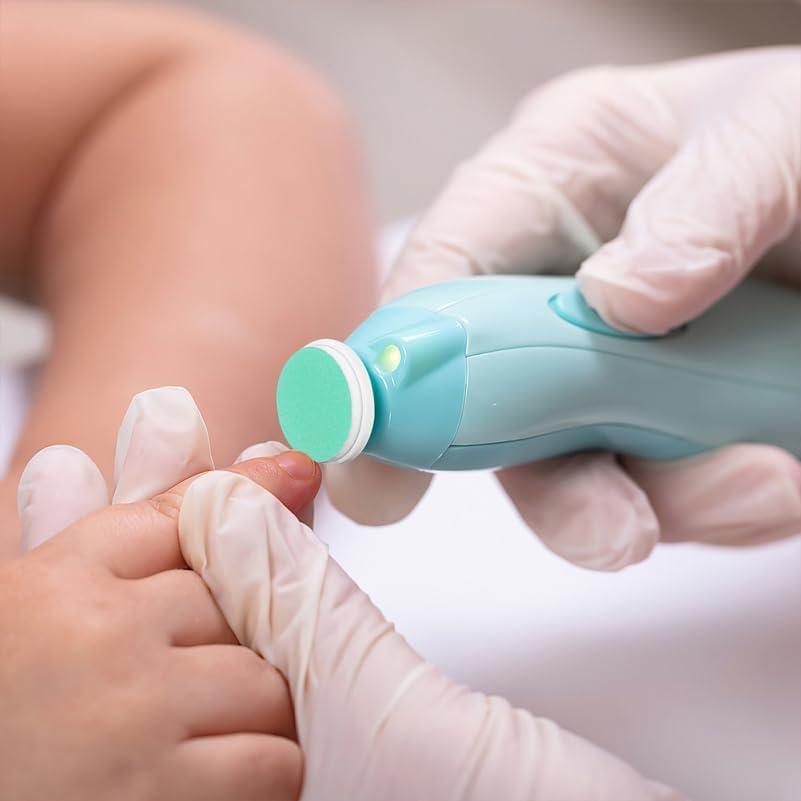 FOMIYES 10Pcs Baby Nail Grinding Heads Replacement Pads for Electric Nail Trimmers Portable Safe Gentle Buffing for Infant Care image number 6