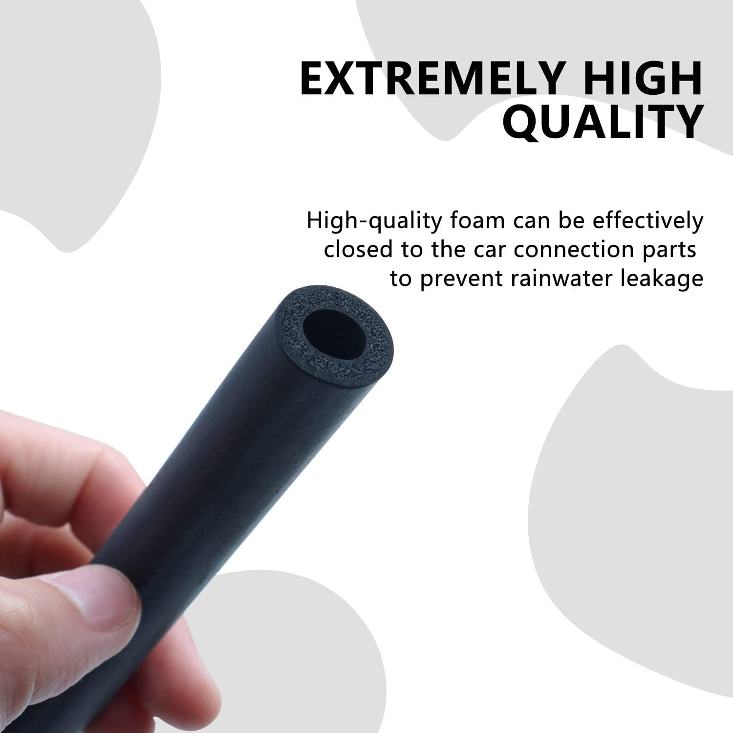 Hard Top Seal Kit Removable Cover Compatible with 2007-2017 Wrangler JK Wrangler JK Unlimited Models Foam Blocker Replace 68026937AB image number 1