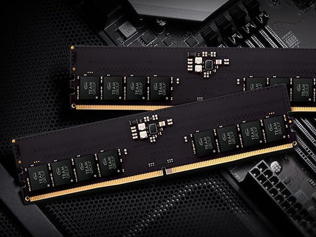 TEAMGROUP Elite DDR5 32GB Kit (2X16Gb) 6000Mhz PC5-48000 CL48 Non-Ecc Unbuffered UDIMM 288 Pin PC Computer Desktop Memory Module Ram Supports Intel & AMD TED532G6000C48DC01