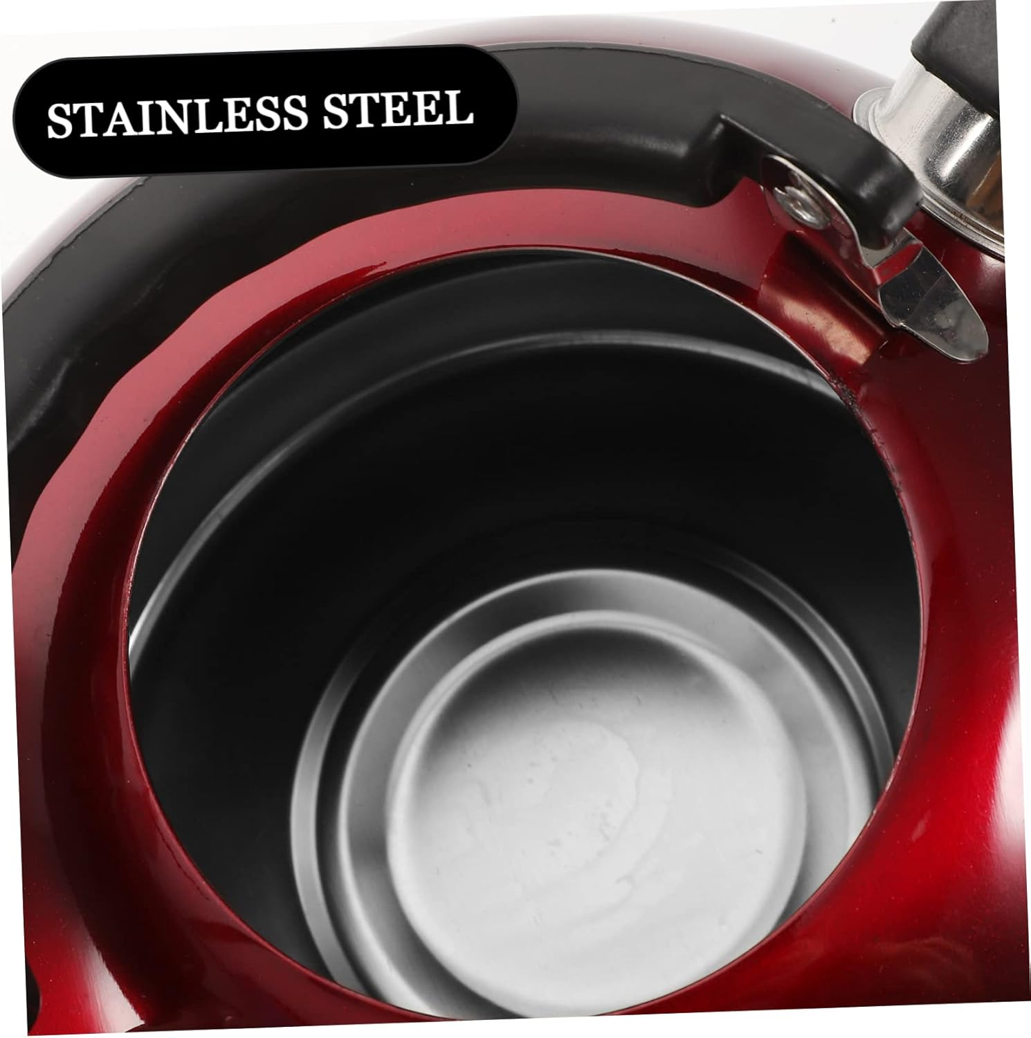 Zerodeko Buzzing Kettle Espresso Maker Induction Tea Kettle Camping Coffee Maker Water Boiler Kettle Hot Water Kettle Tea Kettle Stovetop Kitchen Utensil Kitchen Supply Water Pot Milk Jug image number 1