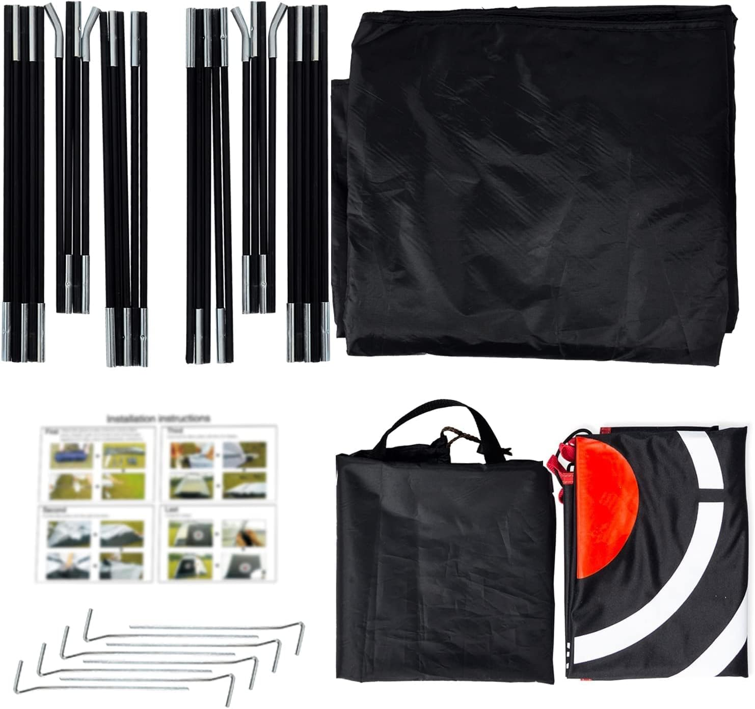 Golf Practice Hitting Nets for Backyard Driving Indoor Use Heavy Duty Practice Golf Driving Nets for Backyard Premium Portable Golf Impact Nets Cages with Frame and Net for Kids Men image number 1