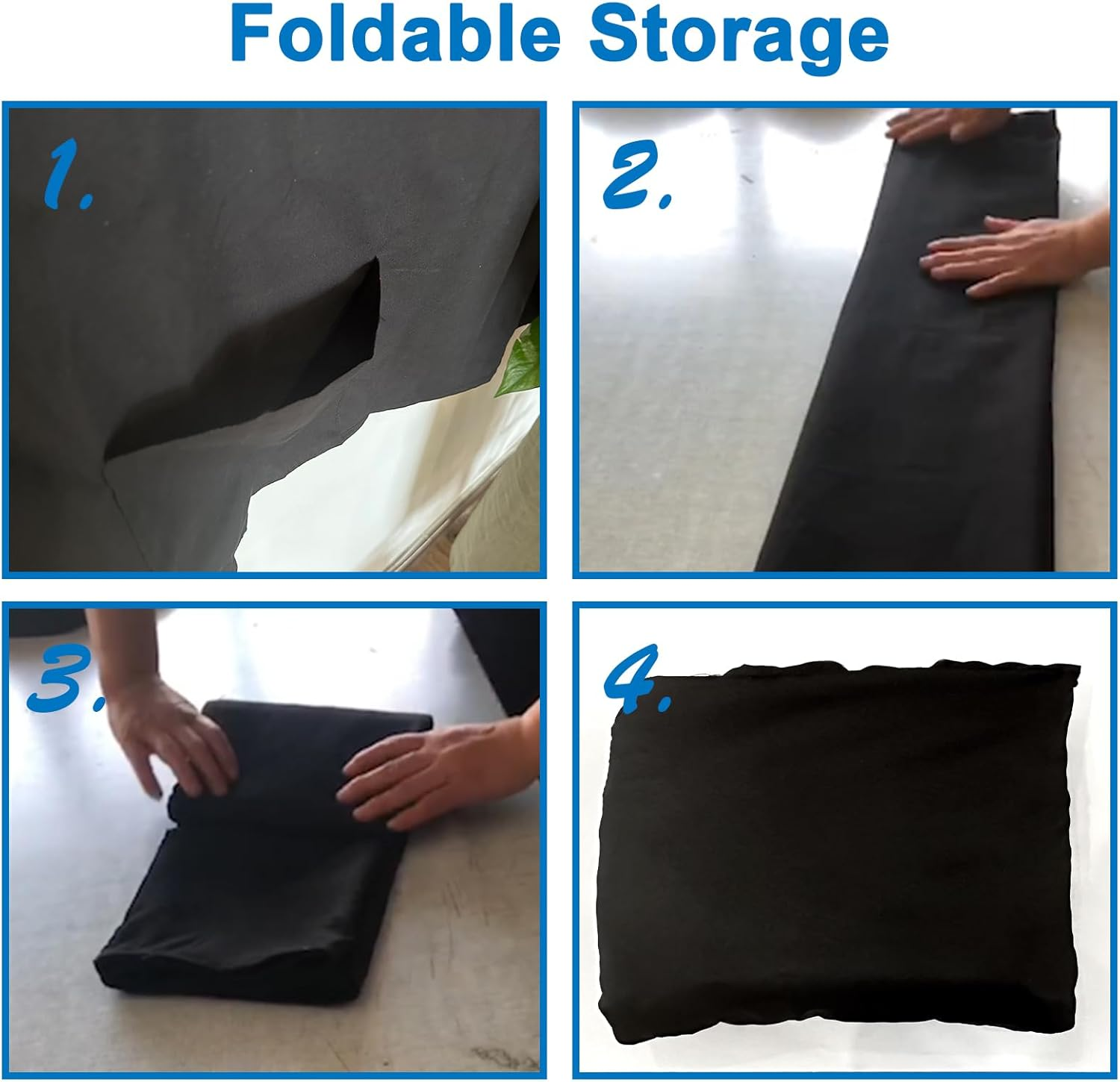 Good Night Bird Cage Cover for Large Bird Cage with Play Top with Storage Pocket, 68" image number 4