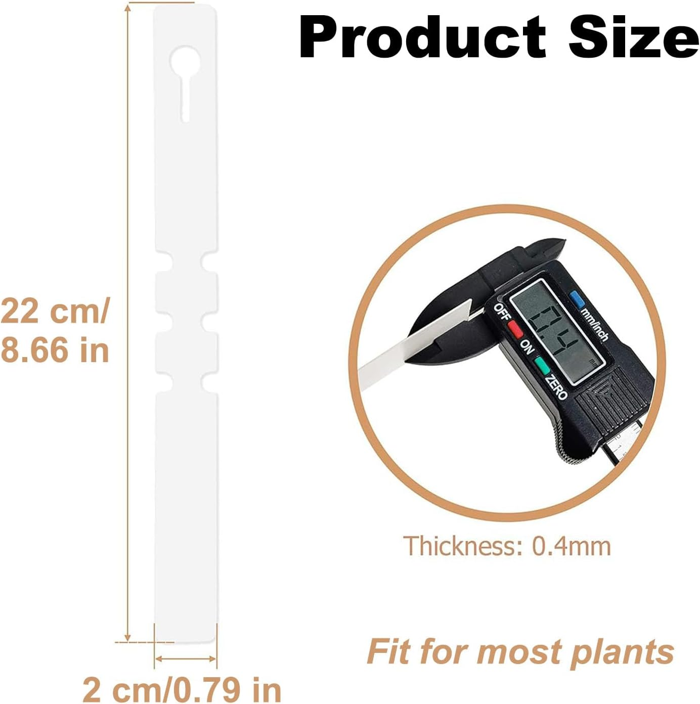 120Pcs 6 Colors Wrap around Adjustable Plant Tree Hanging Tags, Plastic Plant Labels Wrap around Tree Tags Markers, Adjustable Nursery Garden Labels Plant Tags with Large Writing Surface image number 1