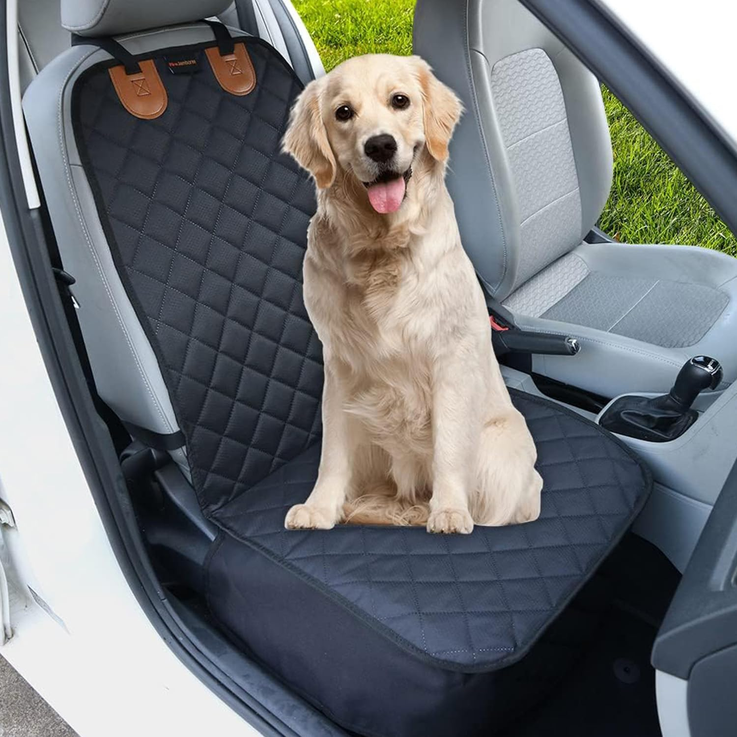 Non-Slip Front Seat Pet Car Seat Cover, Scratch-Proof Car Seat Protector for Dogs, Bucket Seat Cover for Trucks, Cars & Suvs image number 3