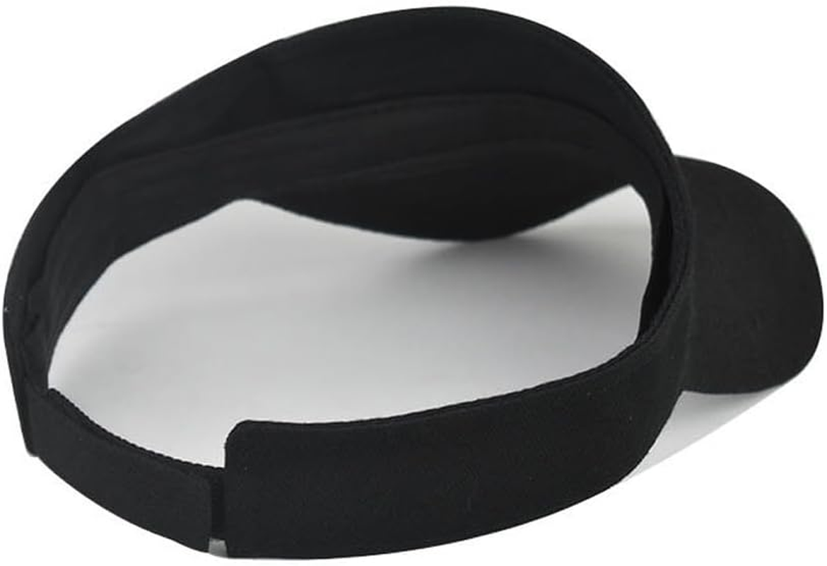 Sport Sun Visor Hats Cotton Outdoor Tennis Running Visors Caps Empty Top Adjustable Baseball Beach Cap for Men Women