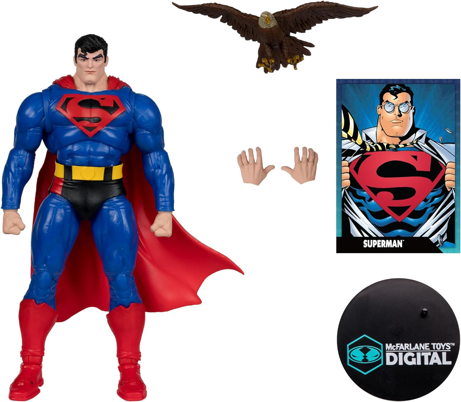 Mcfarlane Toys DC Direct Superman (Our Worlds at War) 7In Action Figure Digital Collectible image number 1