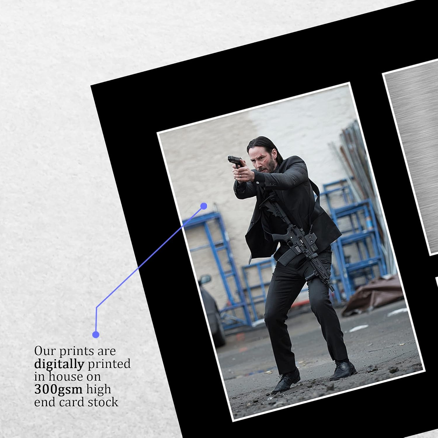 HWC Trading A4 Keanu Reeves John Wick Gifts Printed Signed Autograph Picture for Movie Memorabilia Fans image number 3