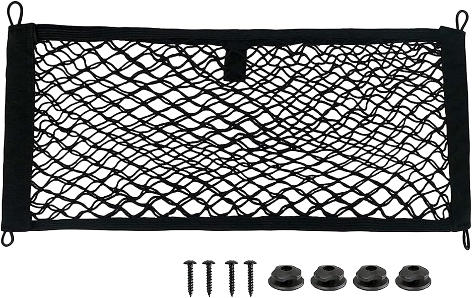 Car Mesh Bag, Storage Net for Camping, Car, Organiser Ooffre Ooiure (25 X 55 Cm), Storage Net for the Boot image number 3