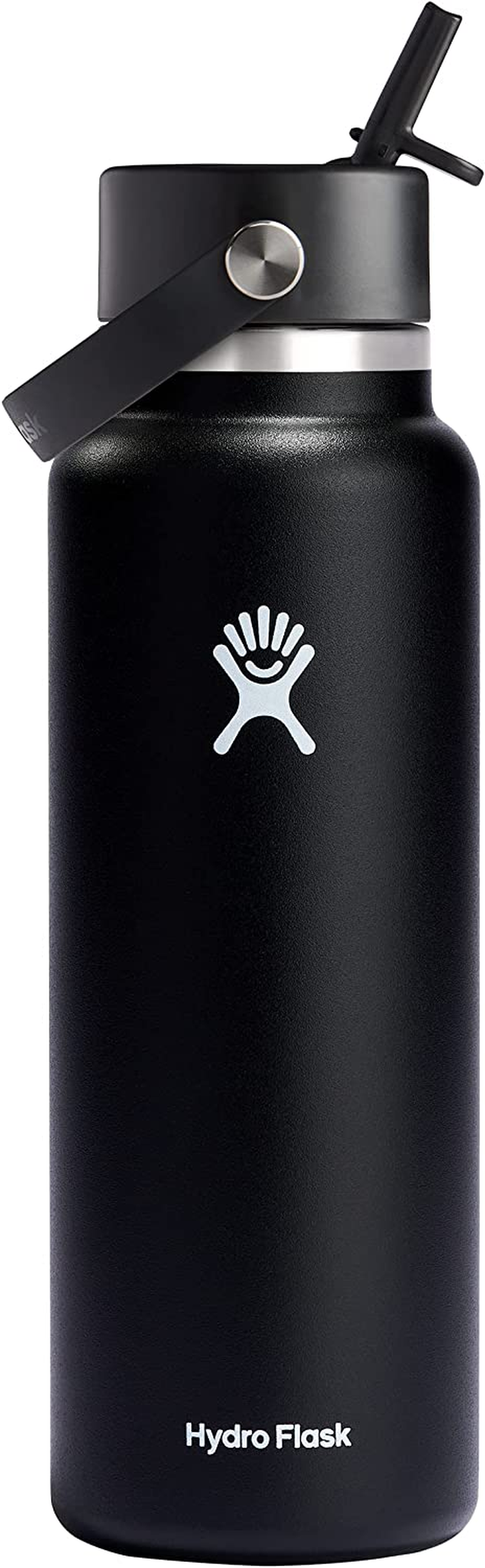 Hydro Flask Wide Flex Straw Cap Black 40 Oz
