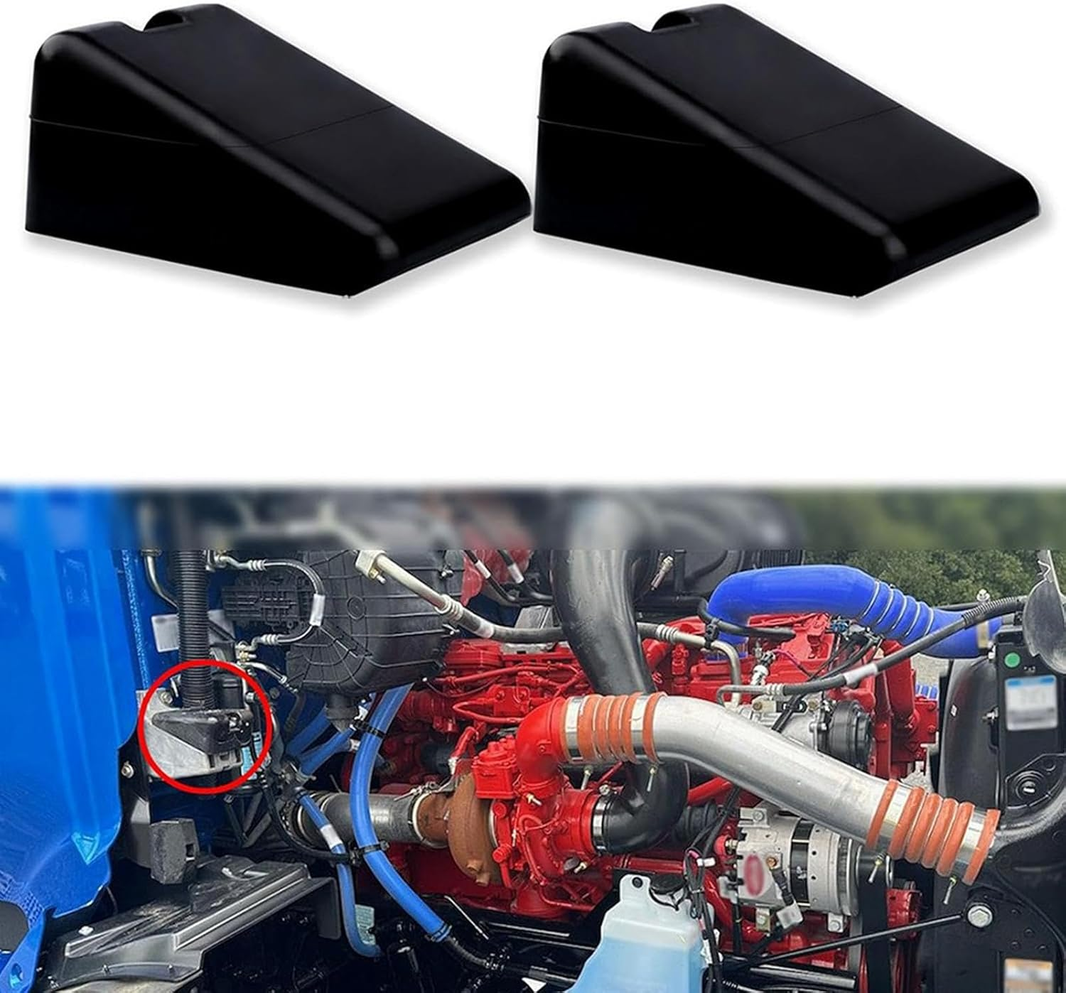 Magideal L85-6081 Support Replacement M75681 for 567 579 Semi Trucks Repair Parts Quick Installation Accessory Sturdy, 2 Pieces - 2 Pieces image number 2