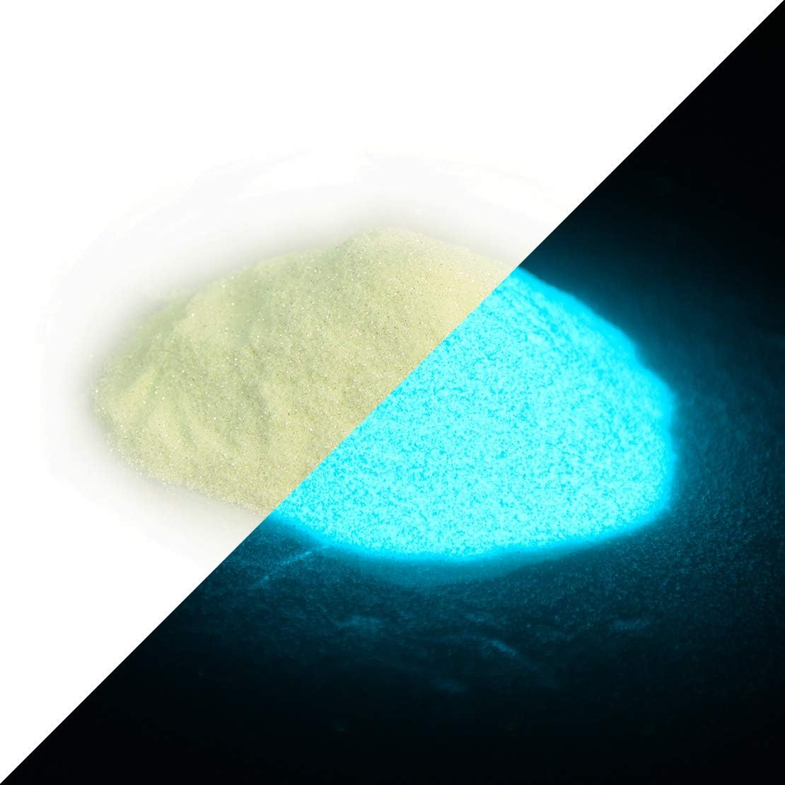 Lumentics Glow-In-The-Dark Glitter Fairy Dust Craft Glitter with Afterglow Pigments (50G, Light/Bluegreen) image number 3