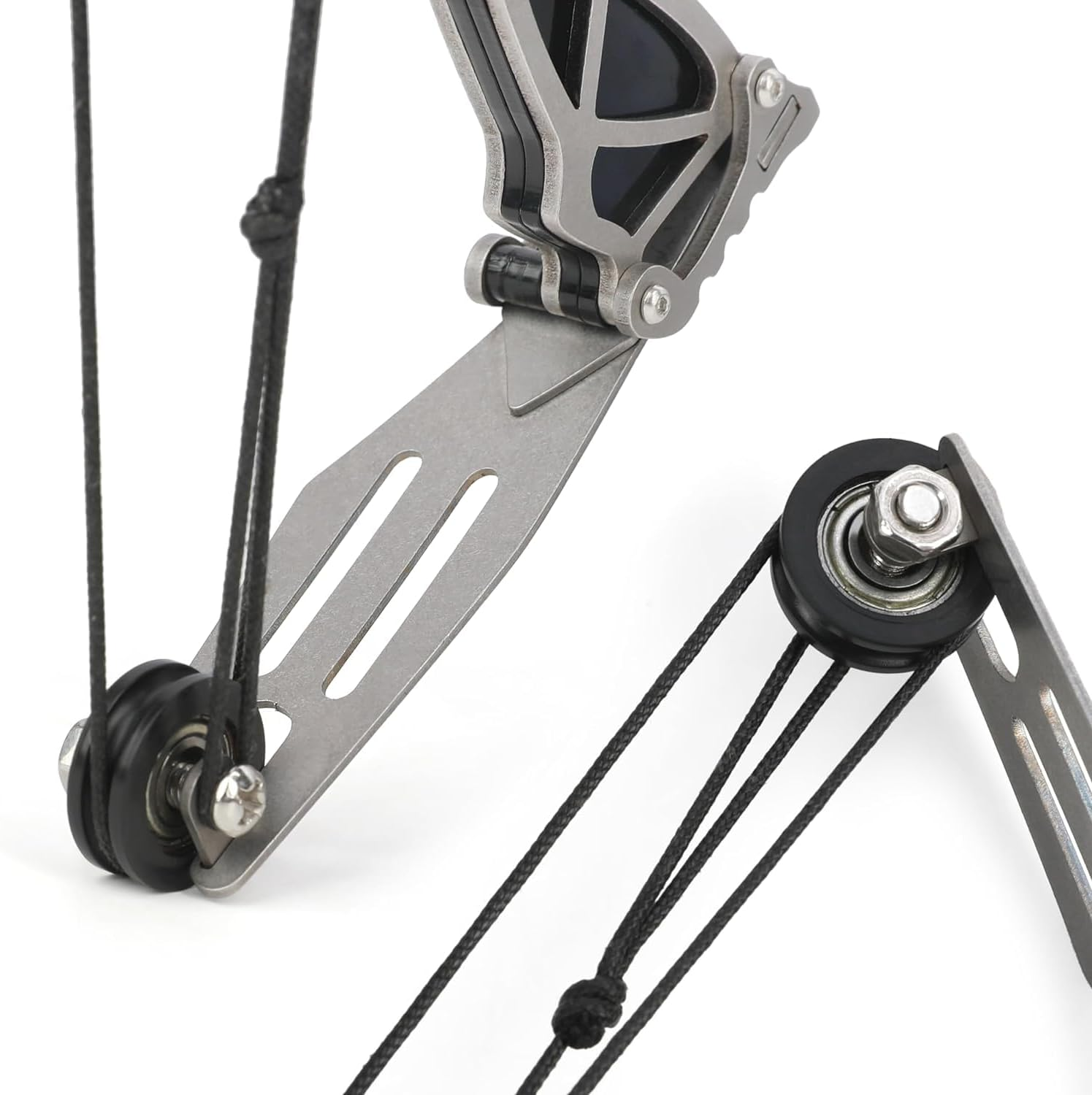 AMEYXGS 9.5Inch Mini Compound Bow Stainless Steel Includes 4/12 Arrows and Target Paper image number 1