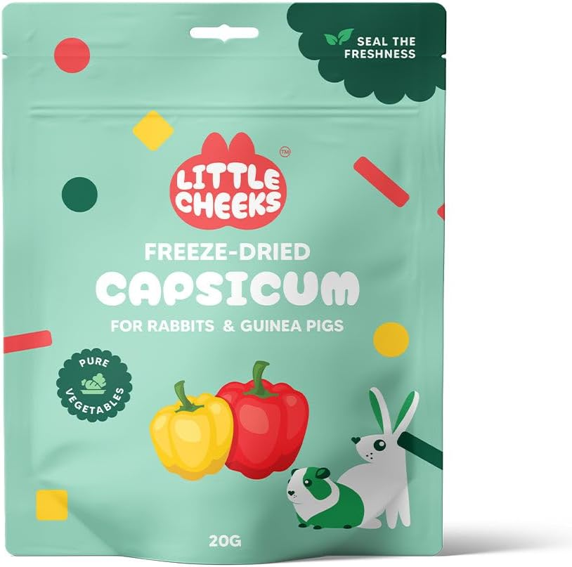 Freeze Dried Capsicum for Small Animals 20G