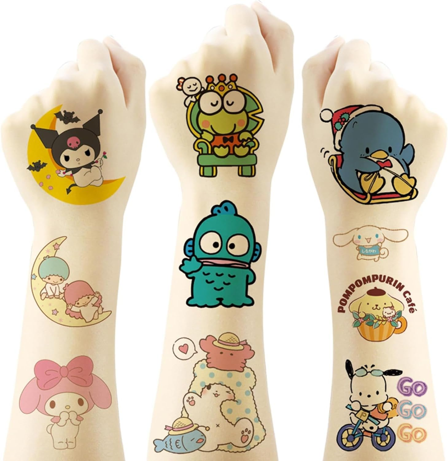 BUYUP Tattoos for Kids,Kids Tattoos Boys Girls,Waterproof Temporary Tattoo Stickers for Kid Birthday Party Bag Filler,Party School Rewards Gifts for Kids (40 Sheets,2X2 Inch) image number 2