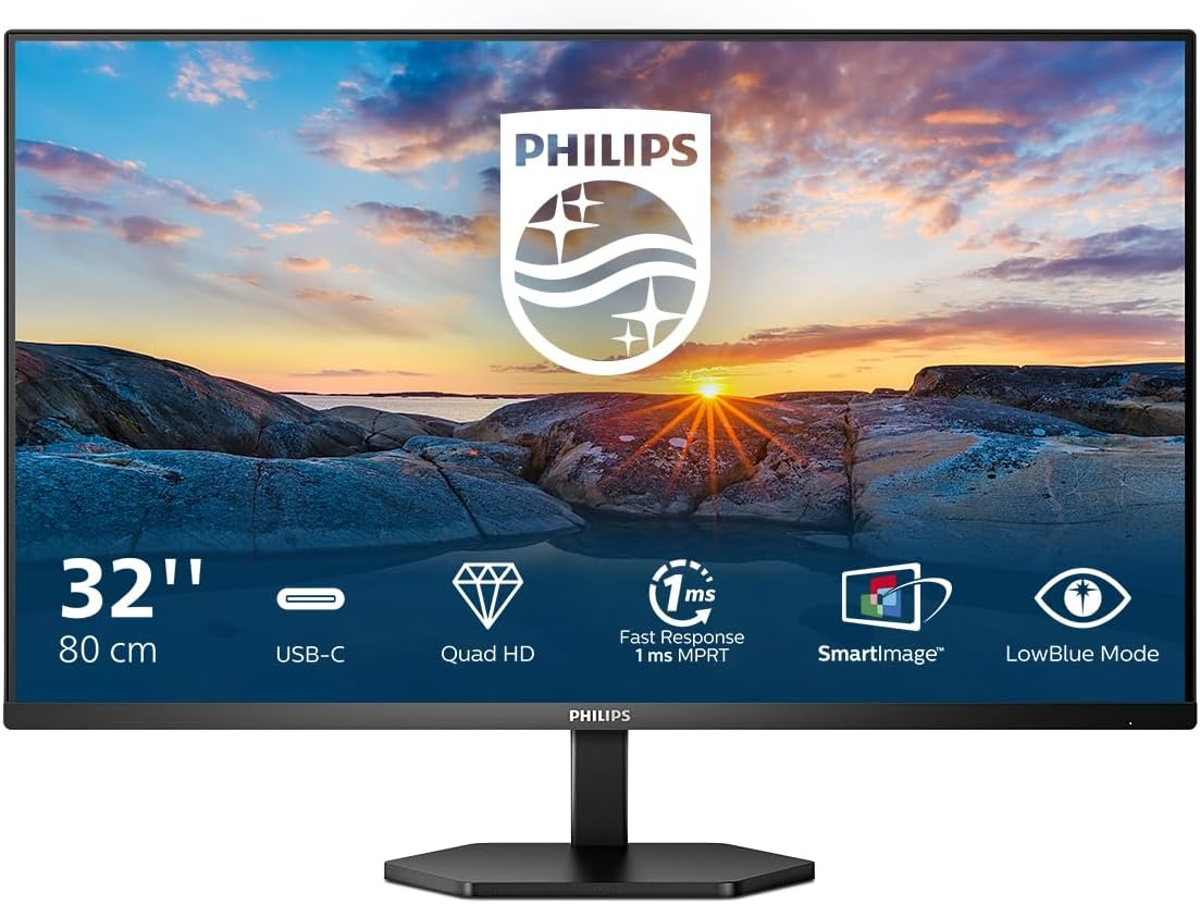 Philips 2560 X 1440 Pixels 75-Hz QHD VA LCD Monitor image number 1
