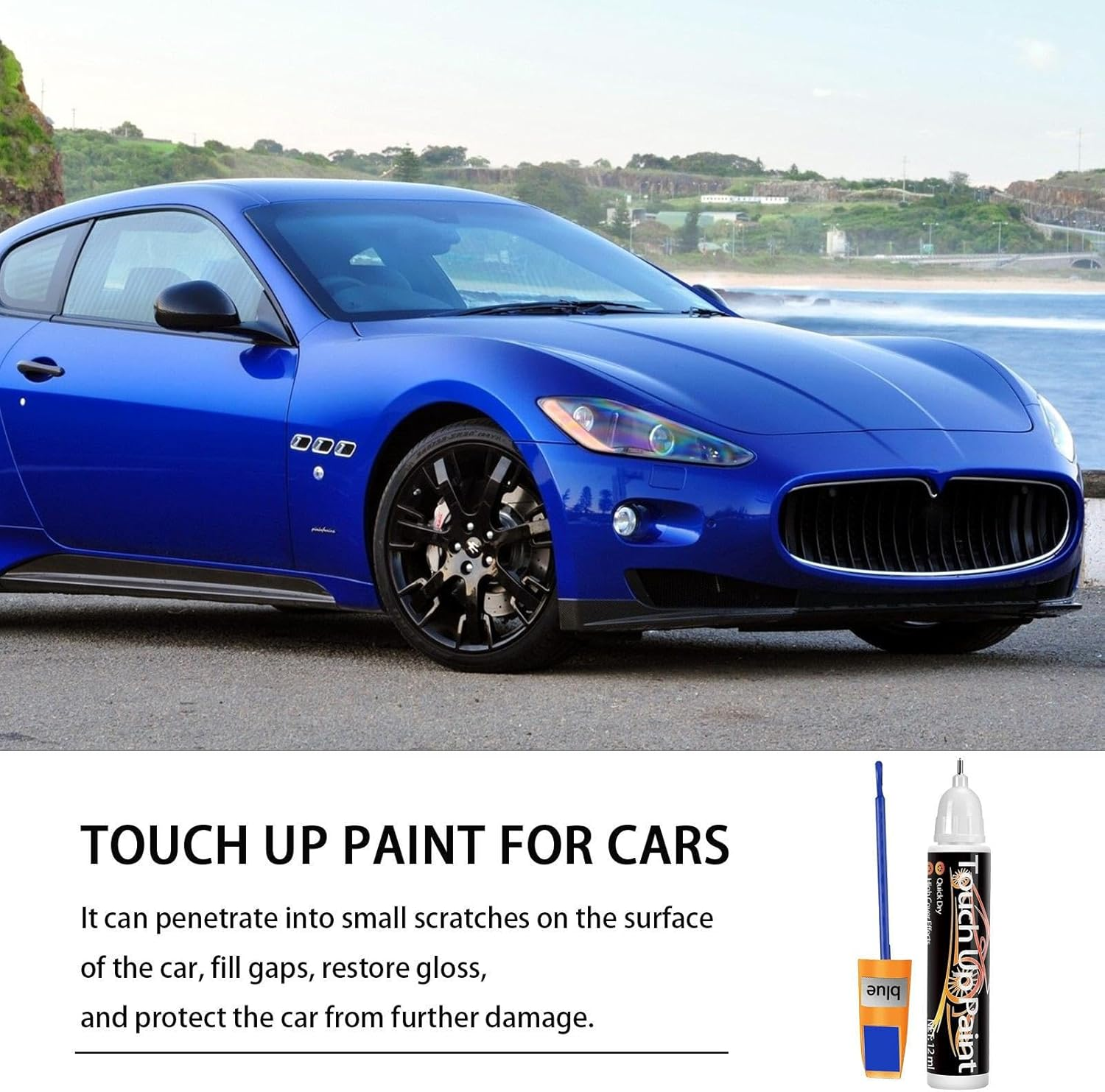 Car Paint Pens for Scratches,Touch-Up Paint Pen and Car Scratch Remover - 2-In-1 12Ml Car Paint Pen for Deep Scratches, Various Cars, Vehicles, Paint Repair Buniq image number 4