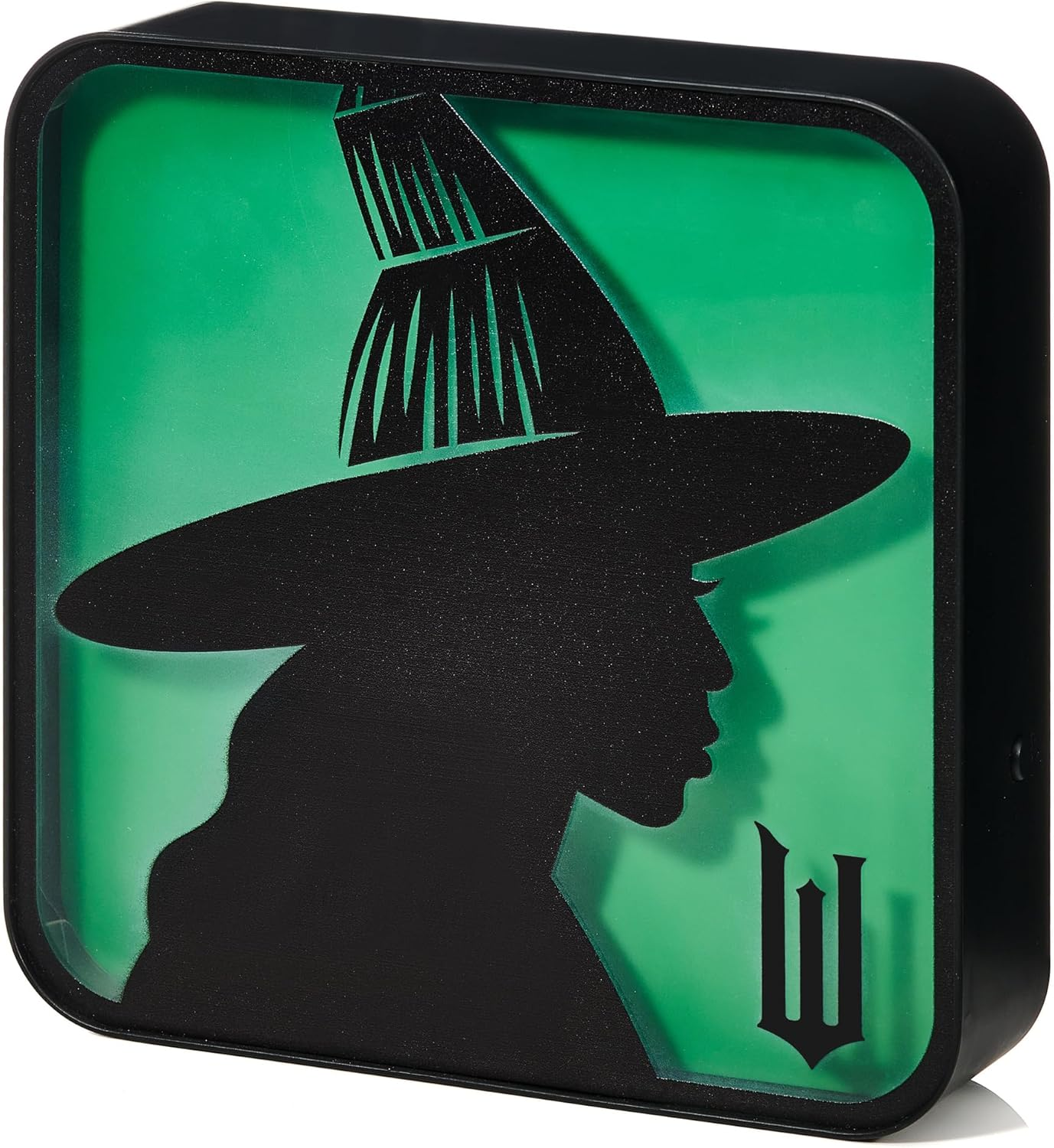 Numskull Official Wicked Acrylic Elphaba the Witch Desk Lamp Wall Light for Bedroom, Office, Home, Study, Work - Official Wicked Merchandise