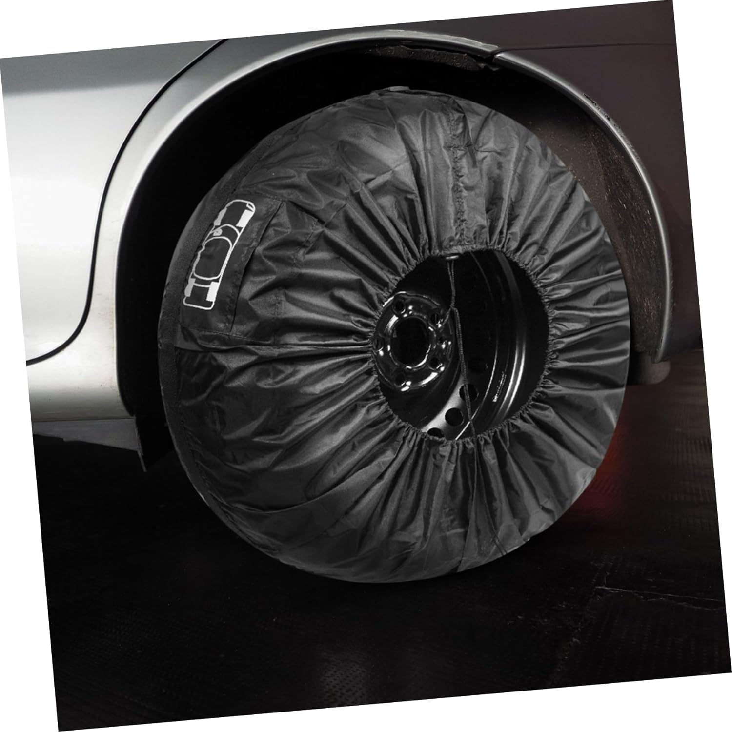 COSMEVIVI 4Pcs Car Wheel Cover Trailer Tire Covers Fitment Uv Protection for Women image number 1