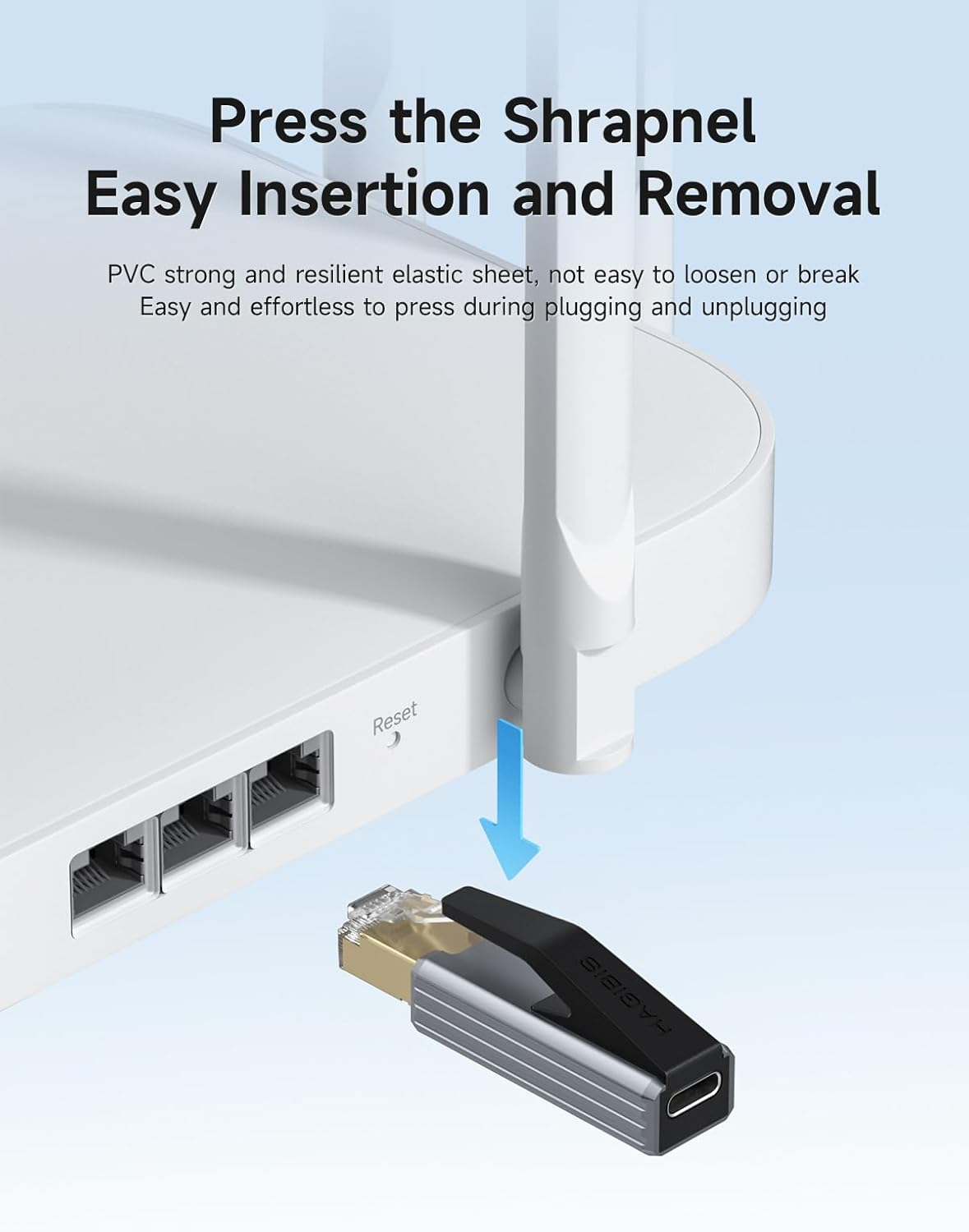 Hagibis USB C to Ethernet Adapter, Portable 1Gbps Gigabit RJ45 to Type-C (Thunderbolt 4/3 Compatible) Network LAN Hub, Compatible for Macbook Pro/Air, Iphone 16 Pro/Max, Ipad Pro, XPS image number 5