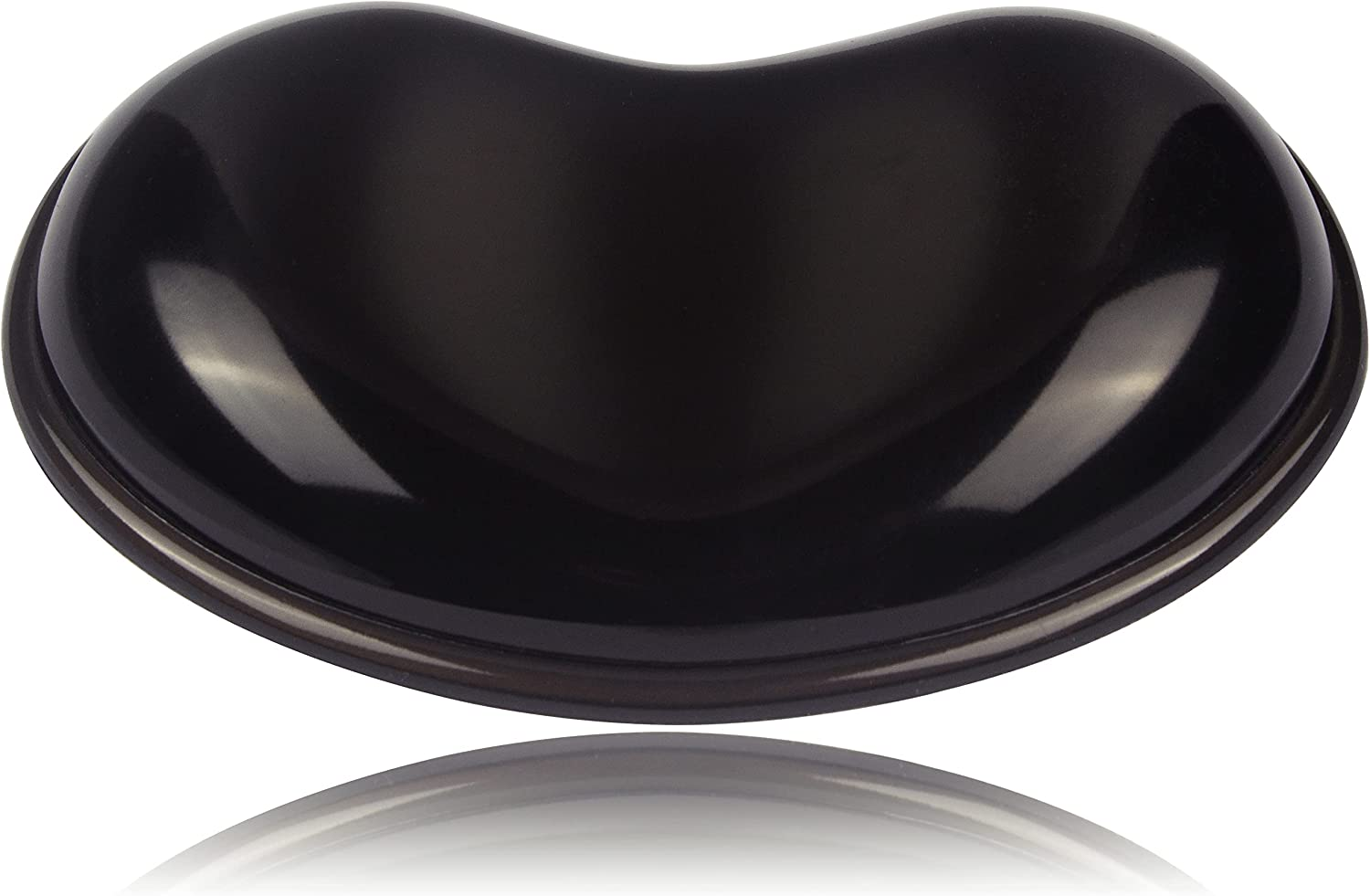 BRILA Ergonomic Silicone Mouse Wrist Rest, Cooling Silica Gel Mouse Wrist Support Pad for Office Work and Laptop Computer Gaming