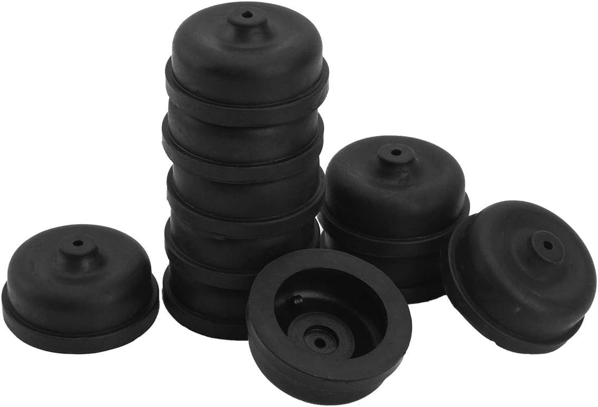 GANPUB 10Pcs Black Aquarium Diaphragm Air Pump Accessories EPDM Rubber Oxygen Pump Replacement Parts for Aquarium Fishing Oxygen Pump,Aquarium Pumps and Filters image number 1