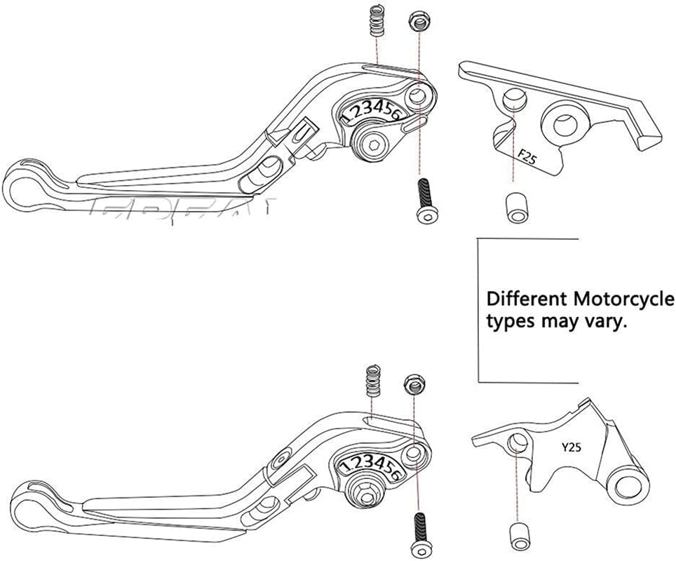 Motorbike Brake Clutch Lever for Kawa&Saki ZX6R 2000 2001 2002 2003 2004 CNC Aluminum Motorcycle Adjustable Folding Extendable Brake Clutch Levers (Color : 16)