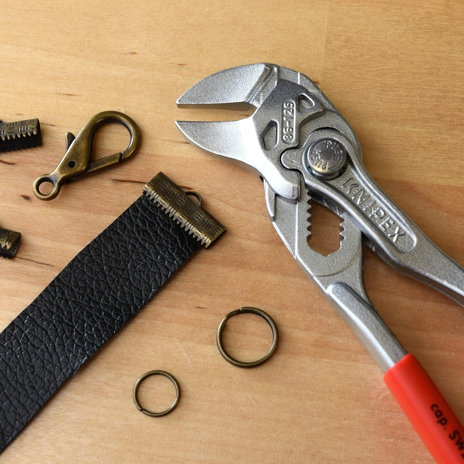 Knipex 86 03 125 Mini Plier Wrench with 11 Adjustment Positions image number 3