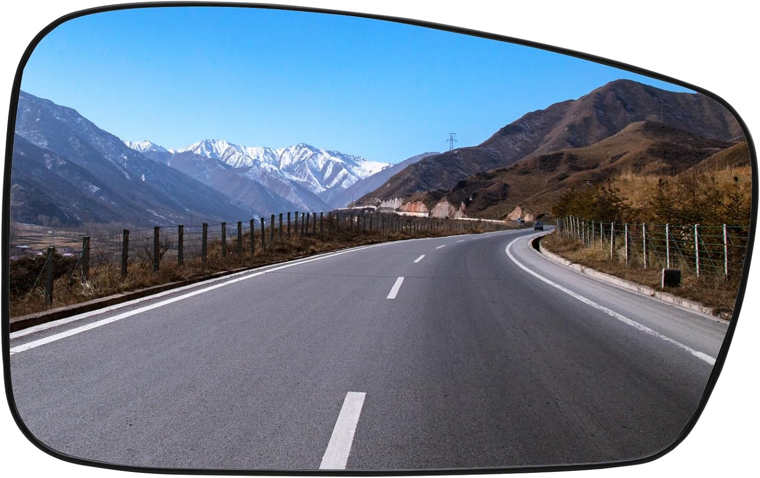 LOIYLLEN Right Side Mirror Replacement for Hyundai Sonata 2011 2012 2013 2014 - Right Side Mirror Glass, Rear View Mirrors Glass image number 4