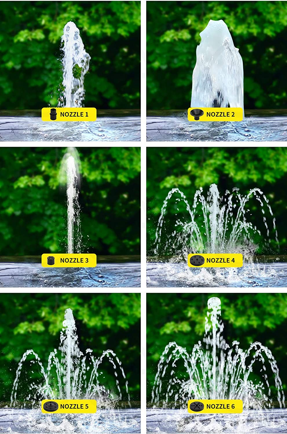 Solar Fountain Water Pump Powered Pumps Solared Power Pond Pool Garden Outdoor Decoration Fountain 1.8W 170L/H image number 3