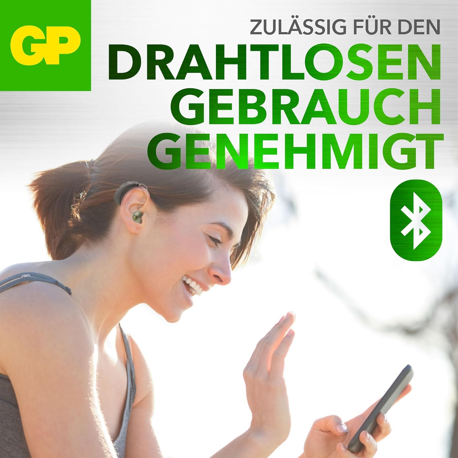 GP ZA13 PR48 Hearing Aid Batteries 13, 1.45 V, Zinc-Air, Pack of 6 image number 5