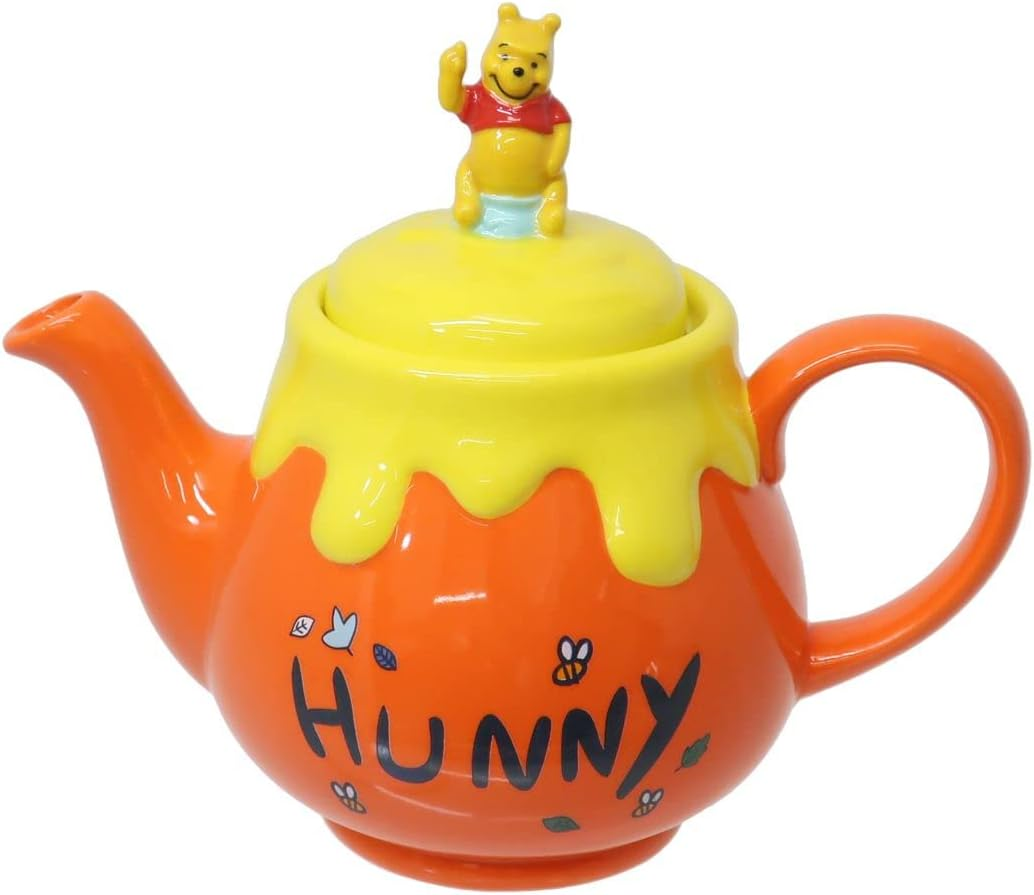 Sunart Disney SAN3972 Winnie the Pooh Teapot, Approx. 19.7 Fl Oz (550 Ml), Sitting image number 1