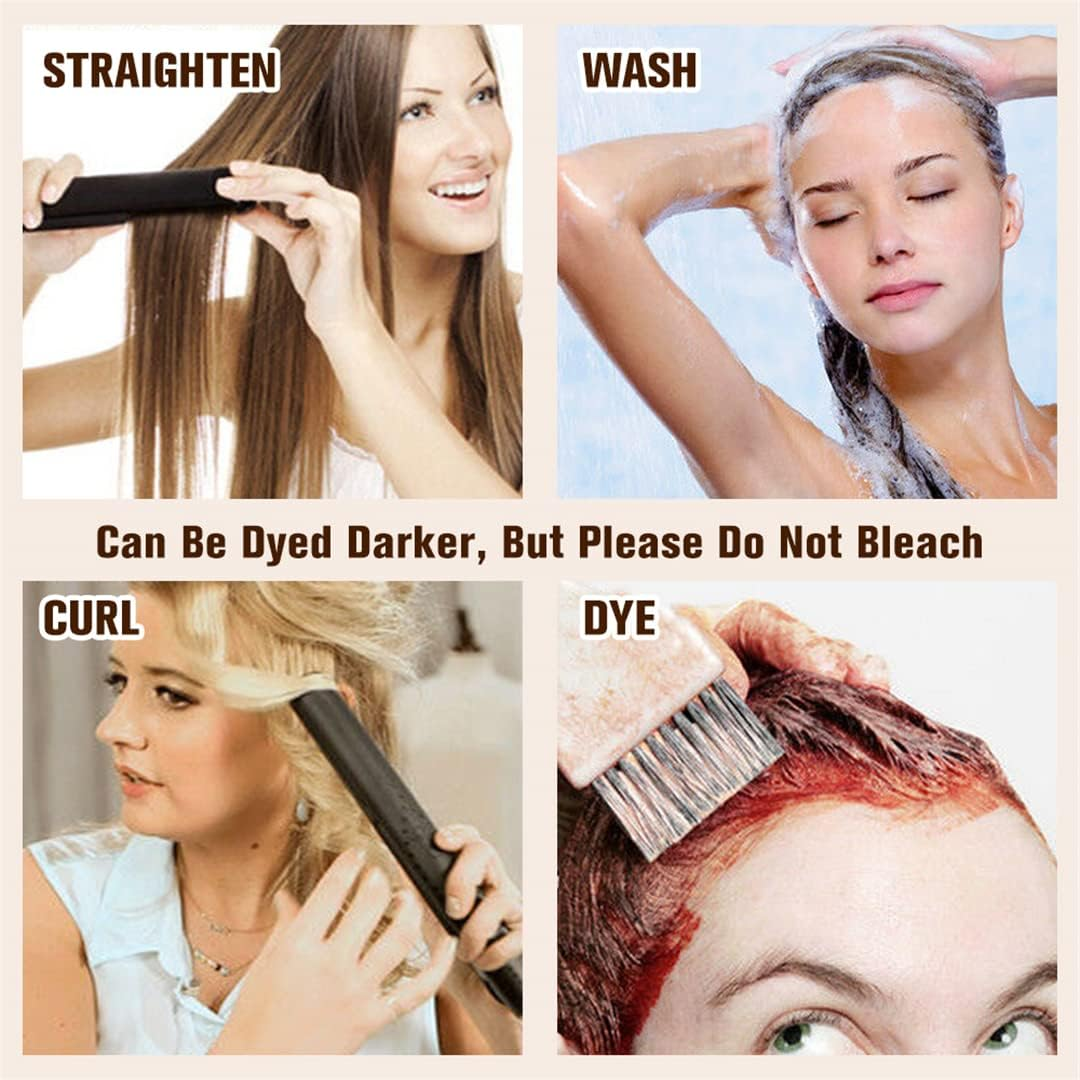 Pu Clip Hair Extensions Remy Human Hair 100G Seamless Invisible Clip in Extensions Human Hair Color Blonde Greyp60 16Inches 100G/Set image number 1