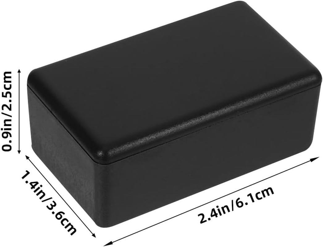 TEHAUX Small Electronics Case Project Boxes, Waterproof Electric Project Case Plastic Junction Box Enclosure Power Junction Box Project Case Box for Power Sensor (5Pcs, 61 * 36 * 25Mm) image number 4