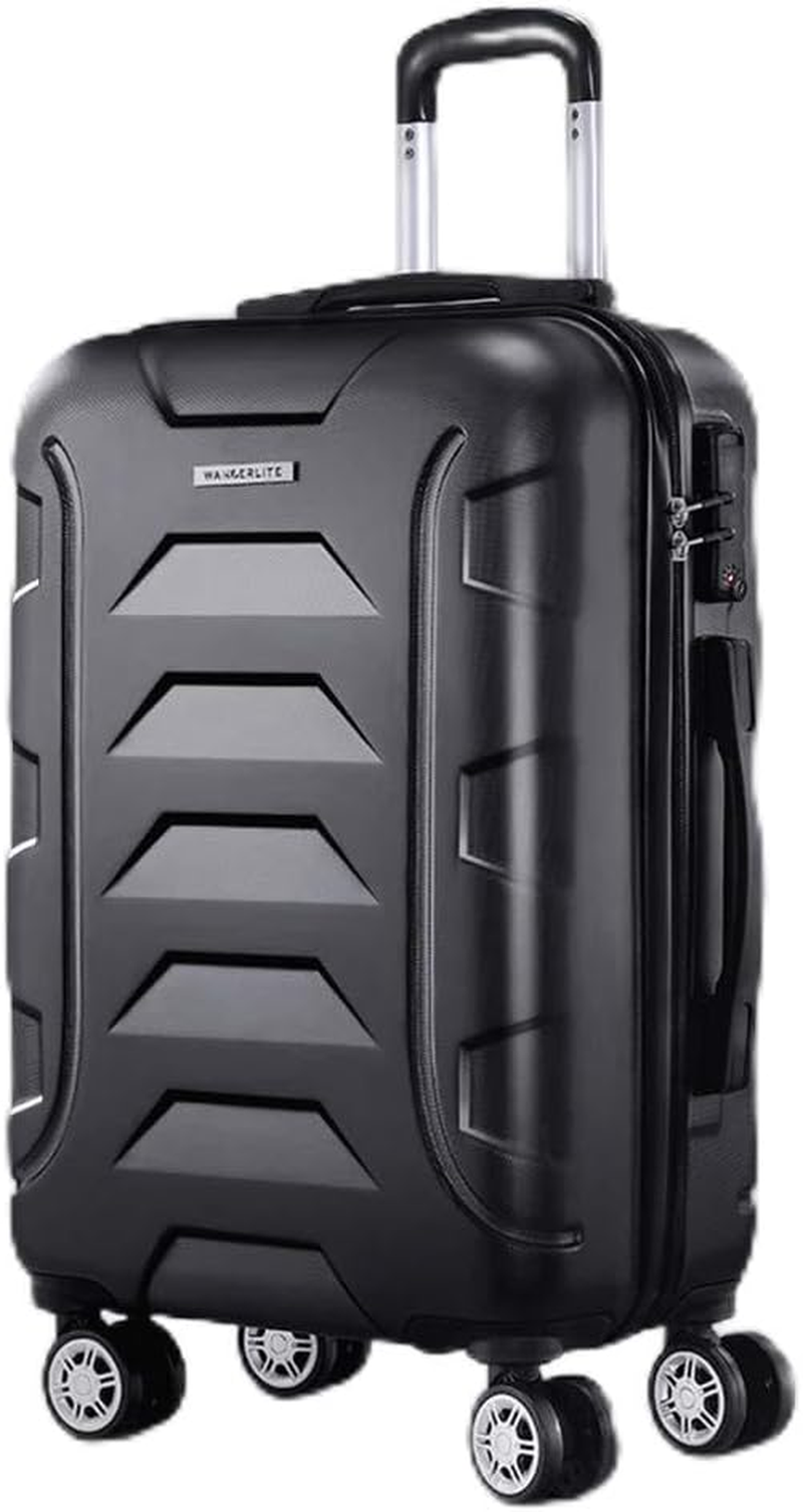 20" 55Cm Luggage Trolley Travel Suitcase Set Hard Case Lightweight Strap Travel Bag image number 4