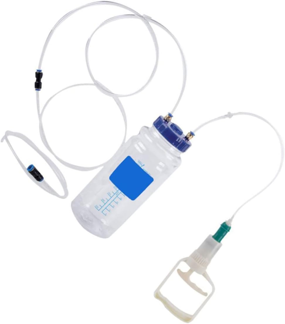 JUMPLAWN Manual Oil Pump Extractor Hand Pump Tool 1-Set Vacuum Fluid Extractor Automotive Oil Change for Car Engine Maintenance image number 6