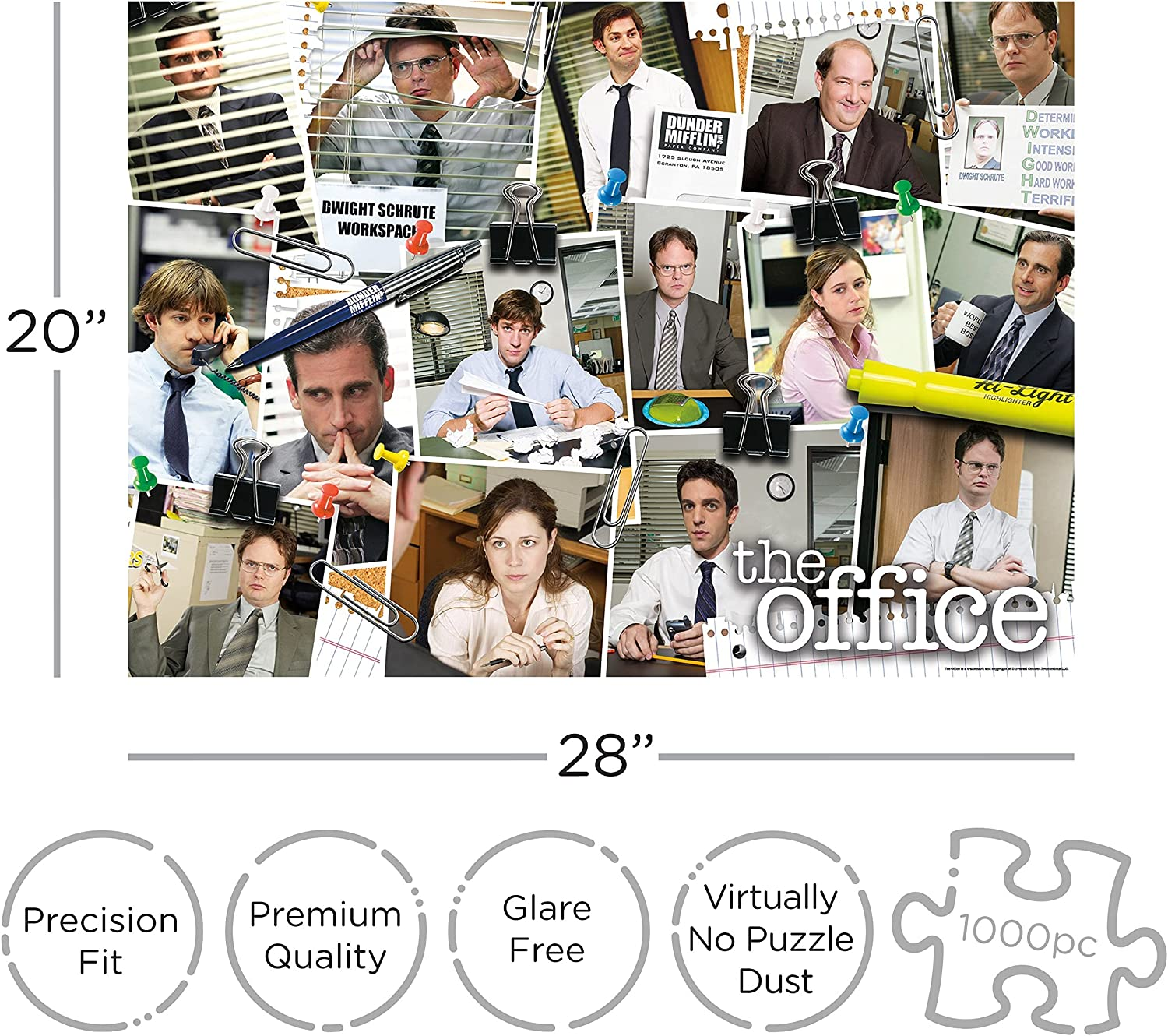 Aquarius the Office Cast Jigsaw Puzzle 1000-Pieces image number 4