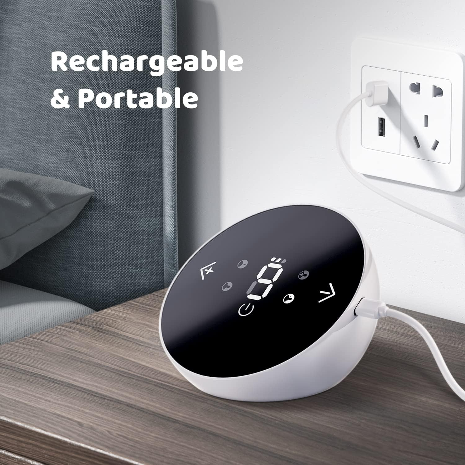 Electric Nipple Corrector for Flat or Inverted Nipples, Portable Nipple Pump, Inverted Nipple Puller, Rechargeable Nipple Puller Sunken and Shy Nipples - 4PCS image number 6