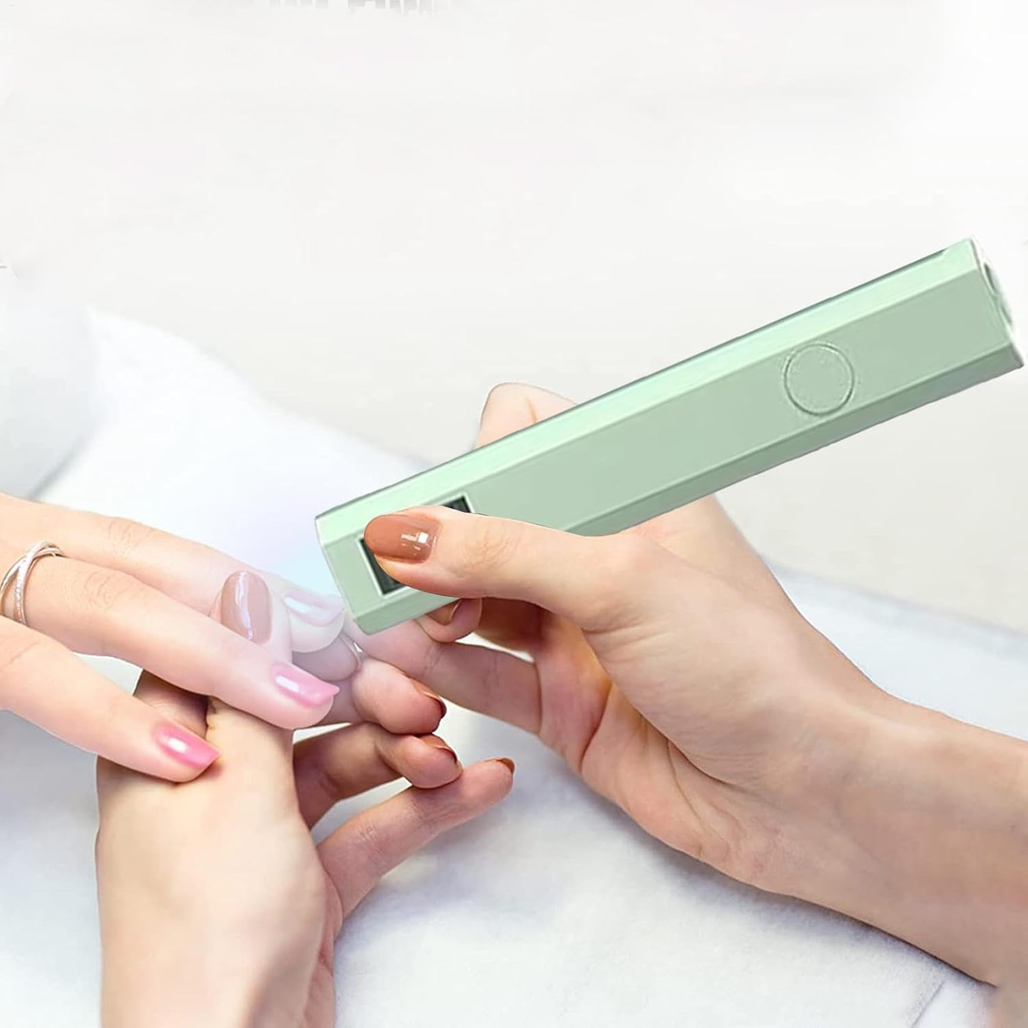 UV NEW LAMP - LED GEL LAMP Digital Display UV LED Dryer | Portable Light Nail Dryer, Professional UV Nail Lamp, LED Nail Curing Light, Hard Lamp - Blue image number 4