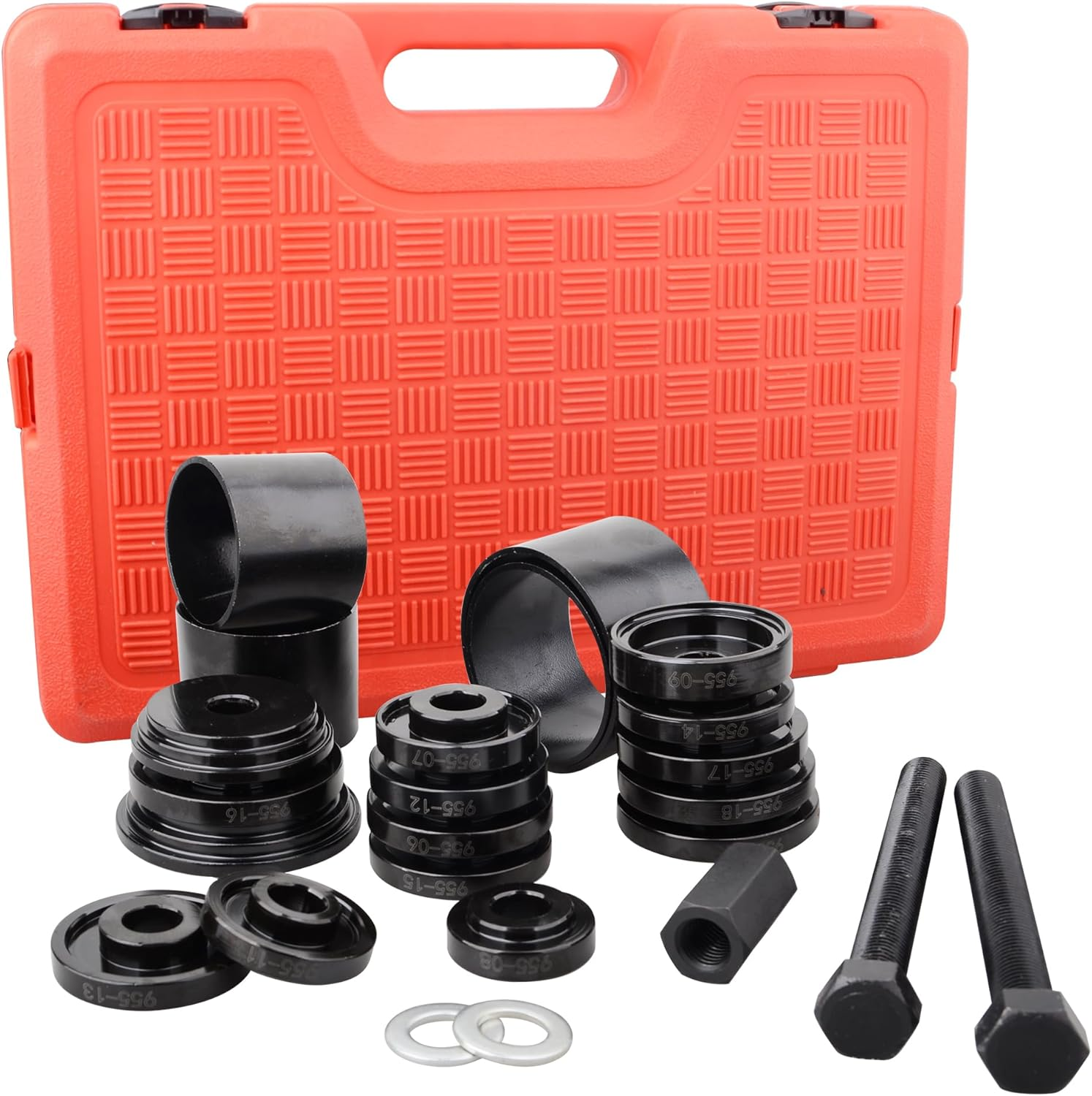 DAYUAN 24Pcs FWD Front Wheel Drive Bearing Removal Tool, Wheel Bearing Press Kit Bearing Adapters Bearing Installer Tool