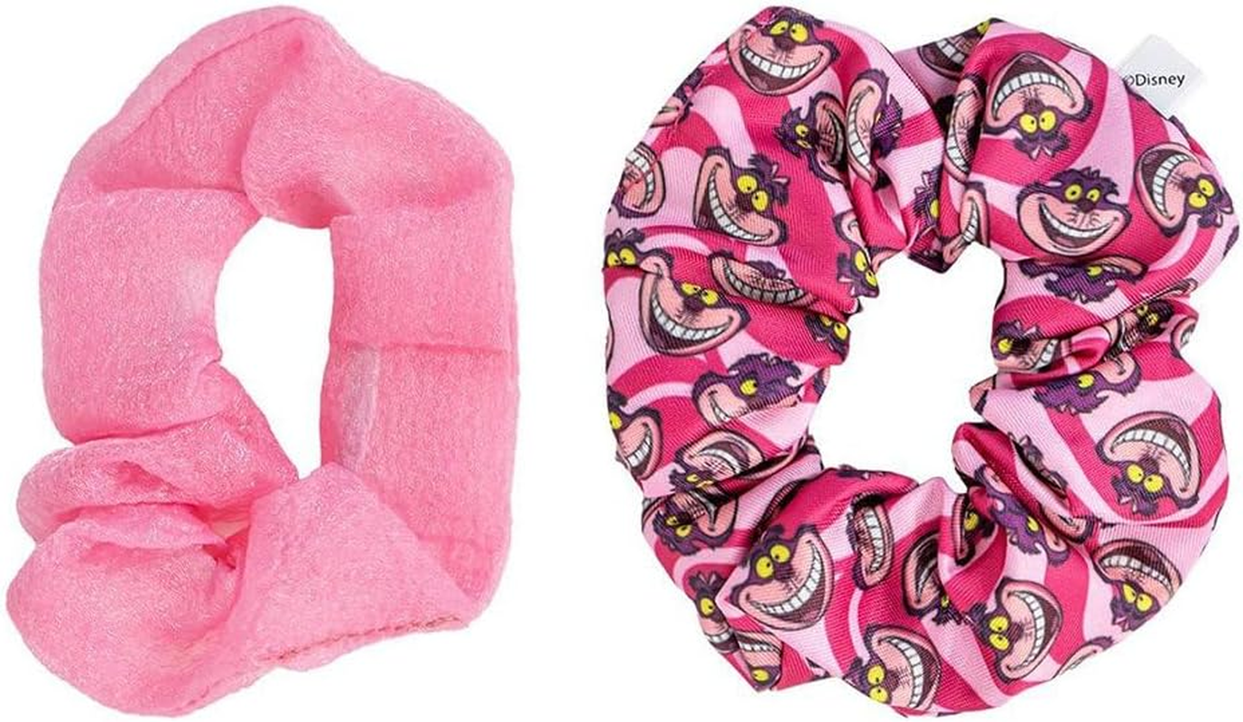 Disney Alice in Wonderland Beauty Gift Set for Girls - Includes Glamorous Toiletry Bag, Gentle Hair Brush, and Stylish Hair Scrunchies image number 2