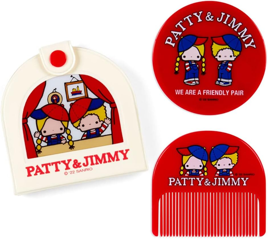 Sanrio 795704 My Melody Mirror & Comb Set with Vinyl Case, Stylish Goods, Forever Sanrio image number 2