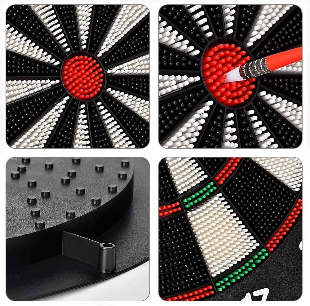 Safety Dart Board Set for Kids and Adults - 16 Inch Soft Rubber Board Game with 6 Darts for Outdoor/Indoor Family and Office - Best Game Toys Gifts for Boys Girls image number 2