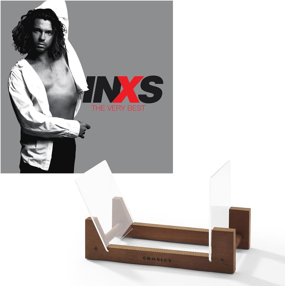 Universal Music Inxs the Very Best - Double Vinyl Album and Crosley Record Storage Display Stand