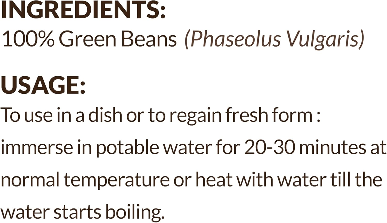 SHROOTS Dehydrated Chopped Green Beans Flakes Pure Vegetarian Gluten-Free No Added Salt Easy Cooking Machine Dry French Bean with Natural Aroma Perfect for Salads or Everyday Meals 1.76 Oz, Pack of 1 image number 1