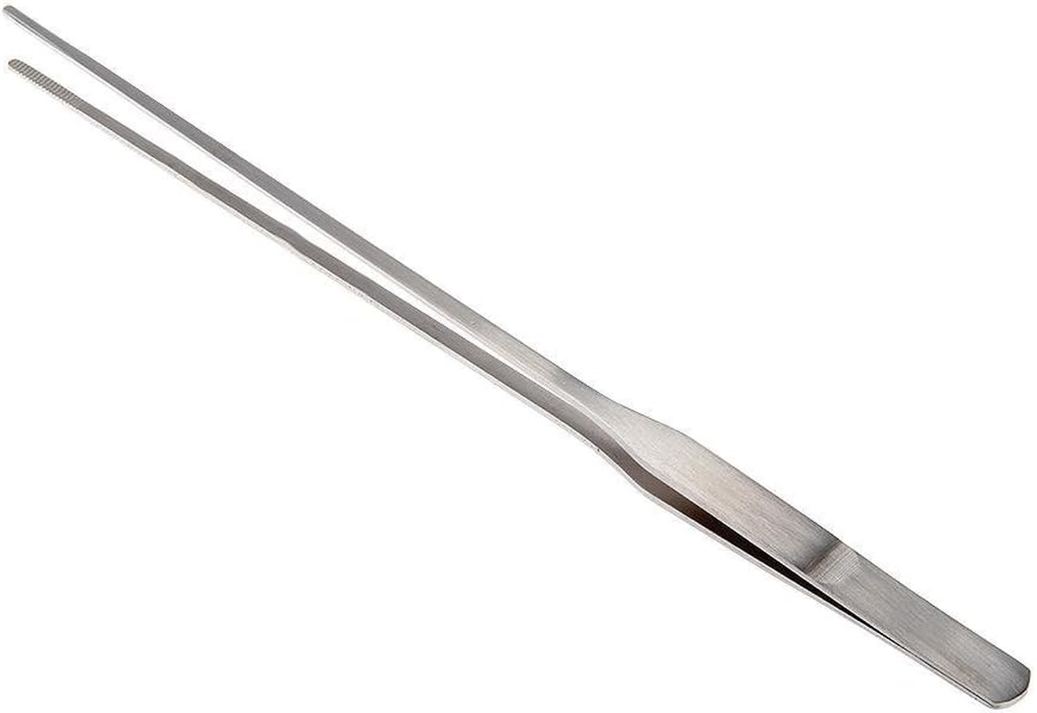 FEITA Extra-Long 15-Inch Tweezer Tongs Stainless Steel Straight - Mega Reptile Feeding Tweezers image number 1