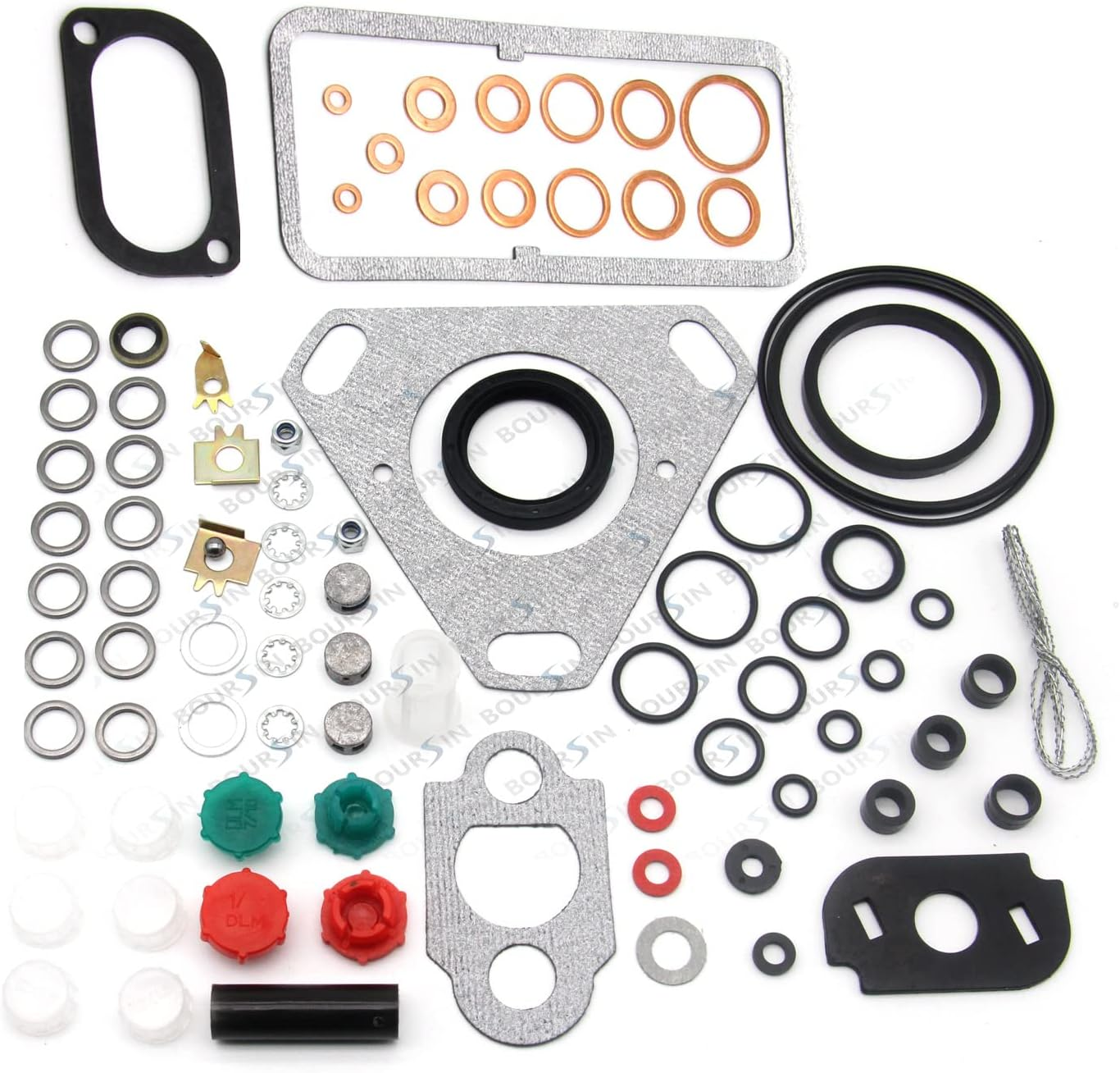 Fuel Injection Pump Repair Kit for Ford Massey Ferguson Long Tractor DPA CAV 3 4 6 Cyl image number 3
