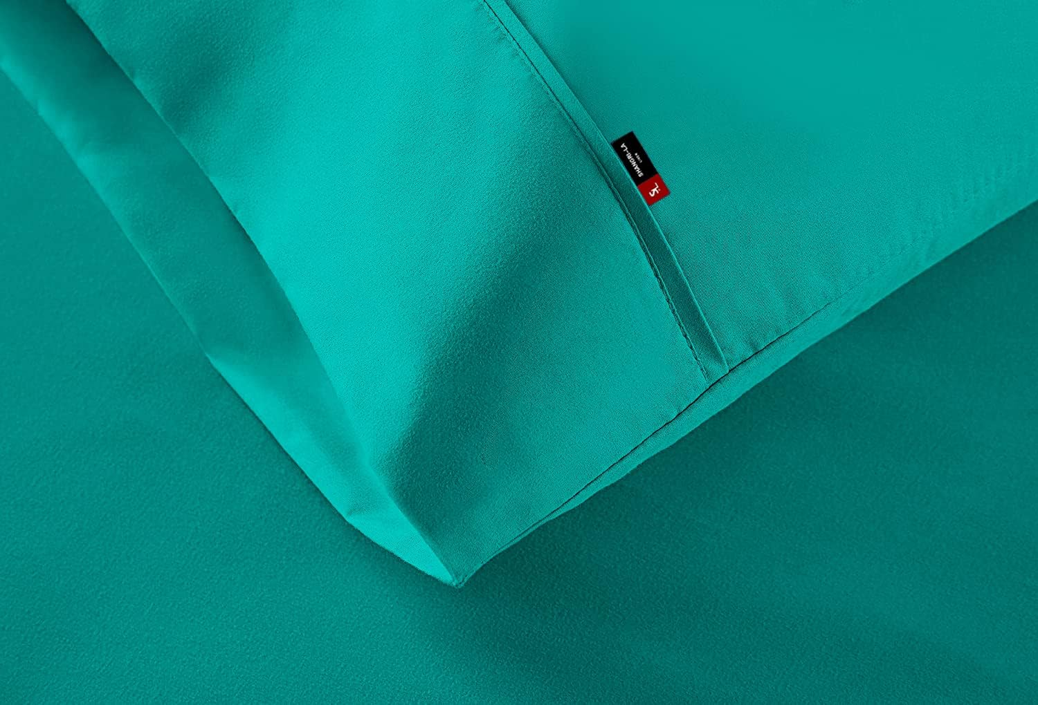 Kingtex 1800 Thread Count Ultrasoft Sheet Set, Double, Teal image number 1